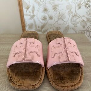 Tory Burch Double T Letter Sport Slide